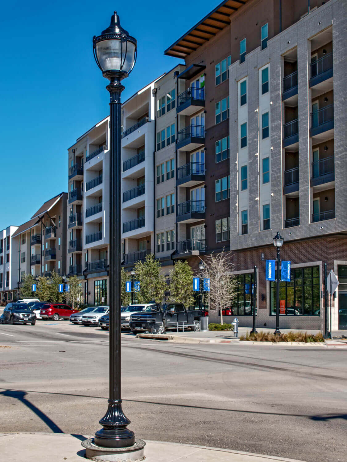 Central Arlington TX City Lighting Downtown Arlington Lights by